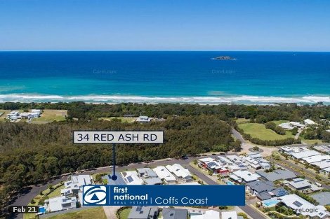 34 Red Ash Rd, Sapphire Beach, NSW 2450