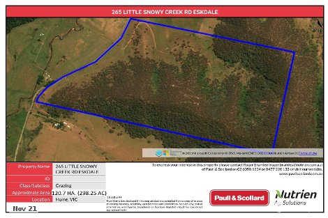 265 Little Snowy Creek Rd, Eskdale, VIC 3701