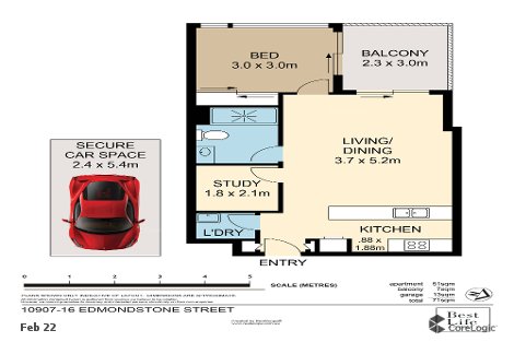 10907/16 Edmondstone St, South Brisbane, QLD 4101