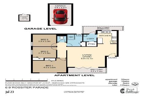 6/9 Rossiter Pde, Hamilton, QLD 4007