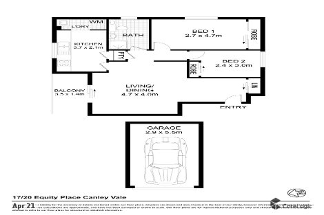 17/20 Equity Pl, Canley Vale, NSW 2166