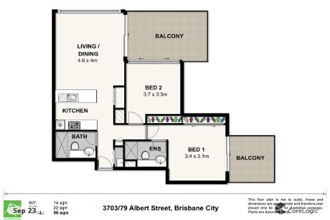 3703/79 Albert St, Brisbane City, QLD 4000