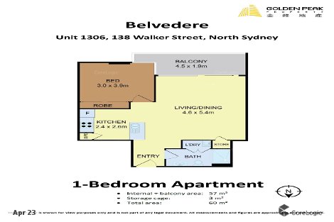 1306/138 Walker St, North Sydney, NSW 2060