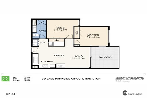 3510/126 Parkside Cct, Hamilton, QLD 4007