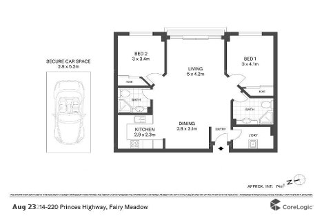 105/214-220 Princes Hwy, Fairy Meadow, NSW 2519