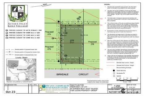 Lot 277 Birkdale Cct, Sussex Inlet, NSW 2540