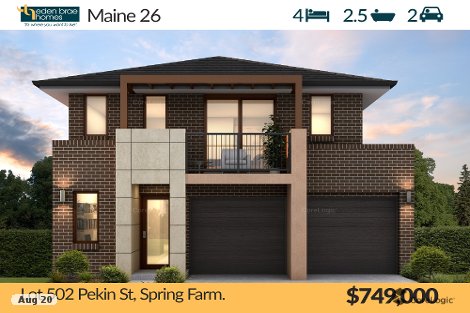 Lot 502 Pekin St, Spring Farm, NSW 2570