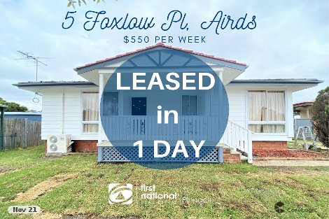 5 Foxlow Pl, Airds, NSW 2560