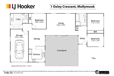 1 Oxley Cres, Mollymook Beach, NSW 2539