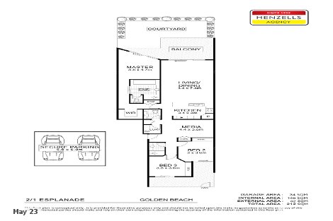 2/1 Esplanade, Golden Beach, QLD 4551