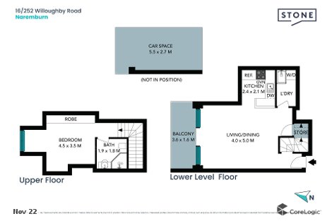 16/252 Willoughby Rd, Naremburn, NSW 2065