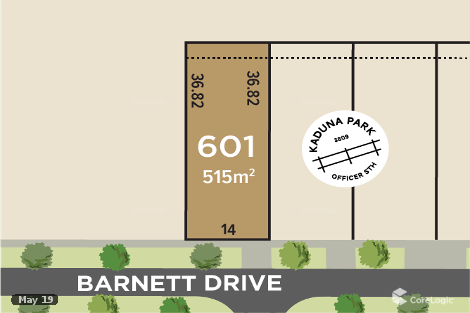 Lot 601 Barnett Dr, Officer South, VIC 3809