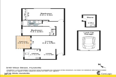 3/40 West St, Hurstville, NSW 2220