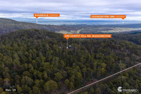 690 Sawpit Hill Rd, Blessington, TAS 7212