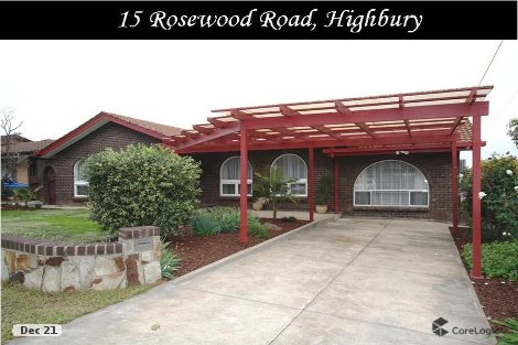 15 Rosewood Rd, Highbury, SA 5089