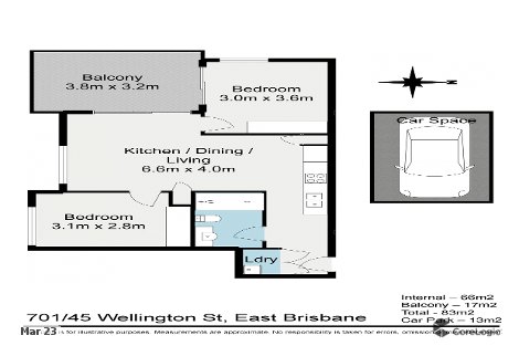 701/45 Wellington Rd, East Brisbane, QLD 4169